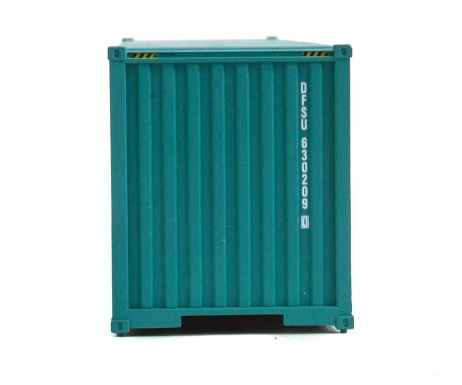Walthers Scenemaster 8268 40’ Hi-Cube Corrugated-Side Container - Assembled -- Dong Fang (Green