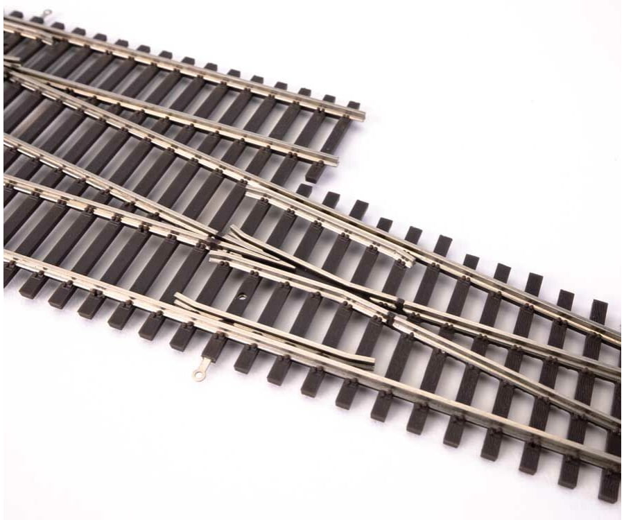 Walthers Scenemaster 83076 Code 83 Nickel Silver Dcc Friendly Number 6 Single Crossover Turnout --
