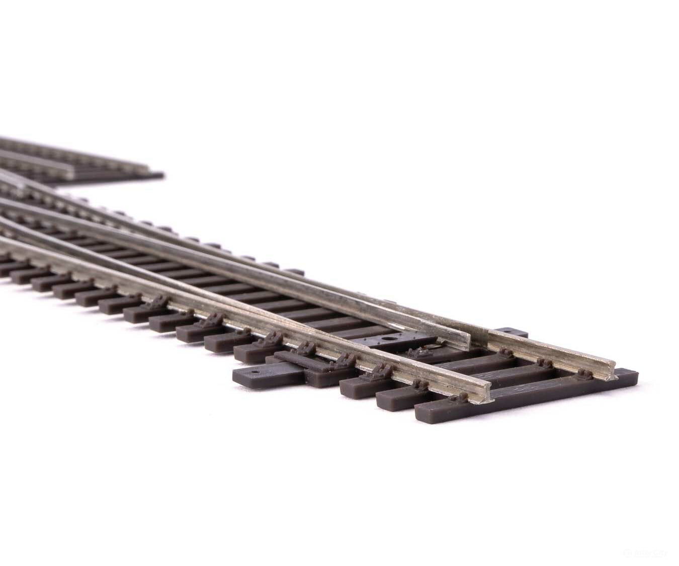 Walthers Scenemaster 83076 Code 83 Nickel Silver Dcc Friendly Number 6 Single Crossover Turnout --