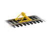 Walthers Scenemaster 83108 Assembled Track Bumper Pkg(4) -- Yellow Accessories