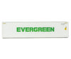 Walthers Scenemaster 8360 40 Hi-Cube Smooth-Side Reefer Container - Assembled -- Evergreen (White