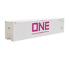 Walthers Scenemaster 8364 40’ Hi-Cube Smooth-Side Reefer Container - Assembled -- Ocean Network