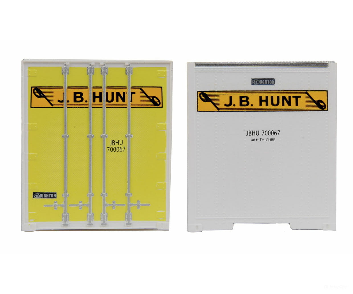 Walthers Scenemaster 8455 48’ Smooth Side Container - Assembled -- J.b. Hunt Transport Freight