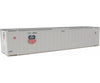 Walthers Scenemaster 8460 48’ Ribbed Side Container - Assembled -- Union Pacific(R) (White Shield