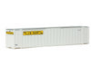 Walthers Scenemaster 8472 48’ Ribbed-Side Container - Assembled -- J.b. Hunt (White Yellow Black)