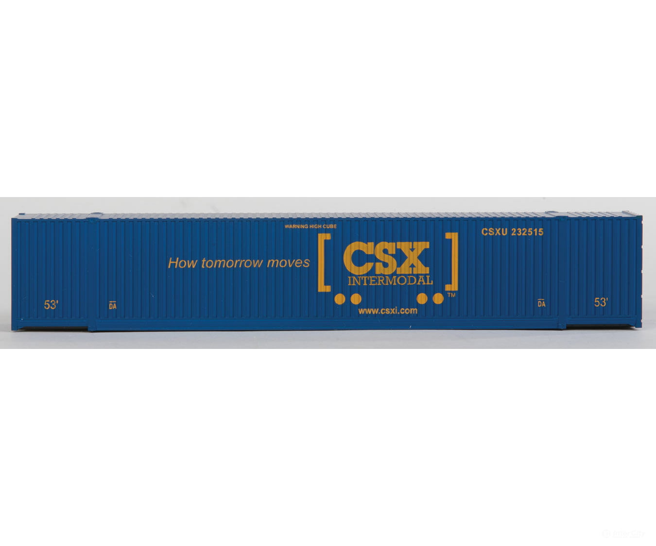 Walthers Scenemaster 8502 53’ Singamas Corrugated Side Container - Ready To Run -- Csx