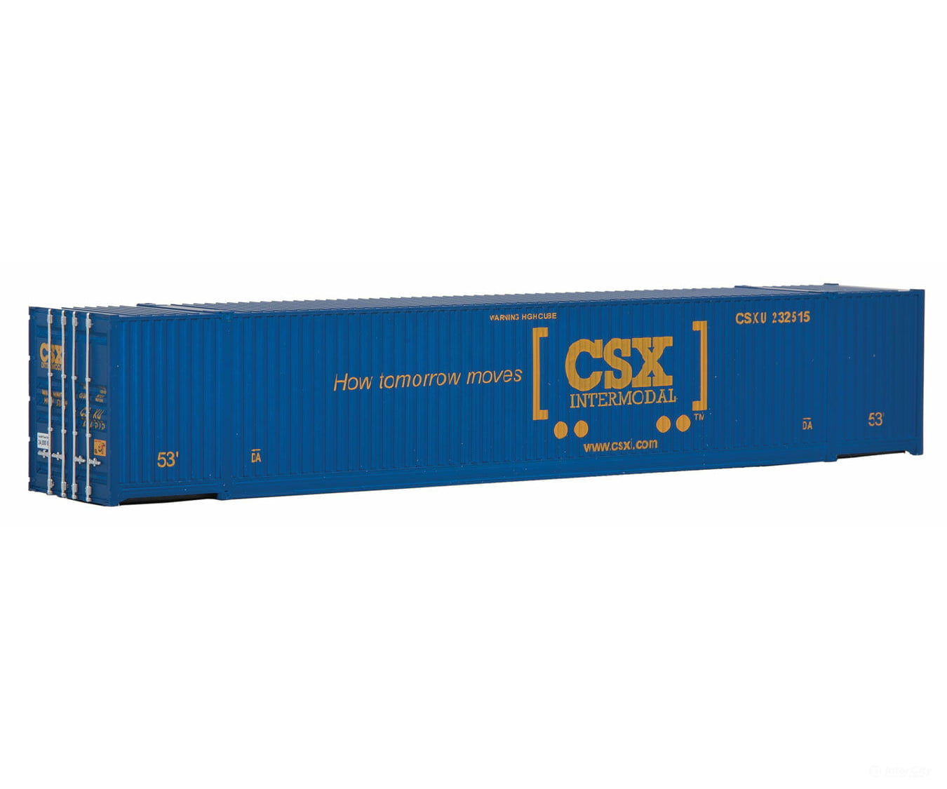 Walthers Scenemaster 8502 53’ Singamas Corrugated Side Container - Ready To Run -- Csx