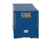 Walthers Scenemaster 8502 53’ Singamas Corrugated Side Container - Ready To Run -- Csx
