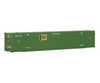 Walthers Scenemaster 8503 53’ Singamas Corrugated Side Container - Ready To Run -- Emp (Green