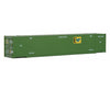 Walthers Scenemaster 8503 53’ Singamas Corrugated Side Container - Ready To Run -- Emp (Green