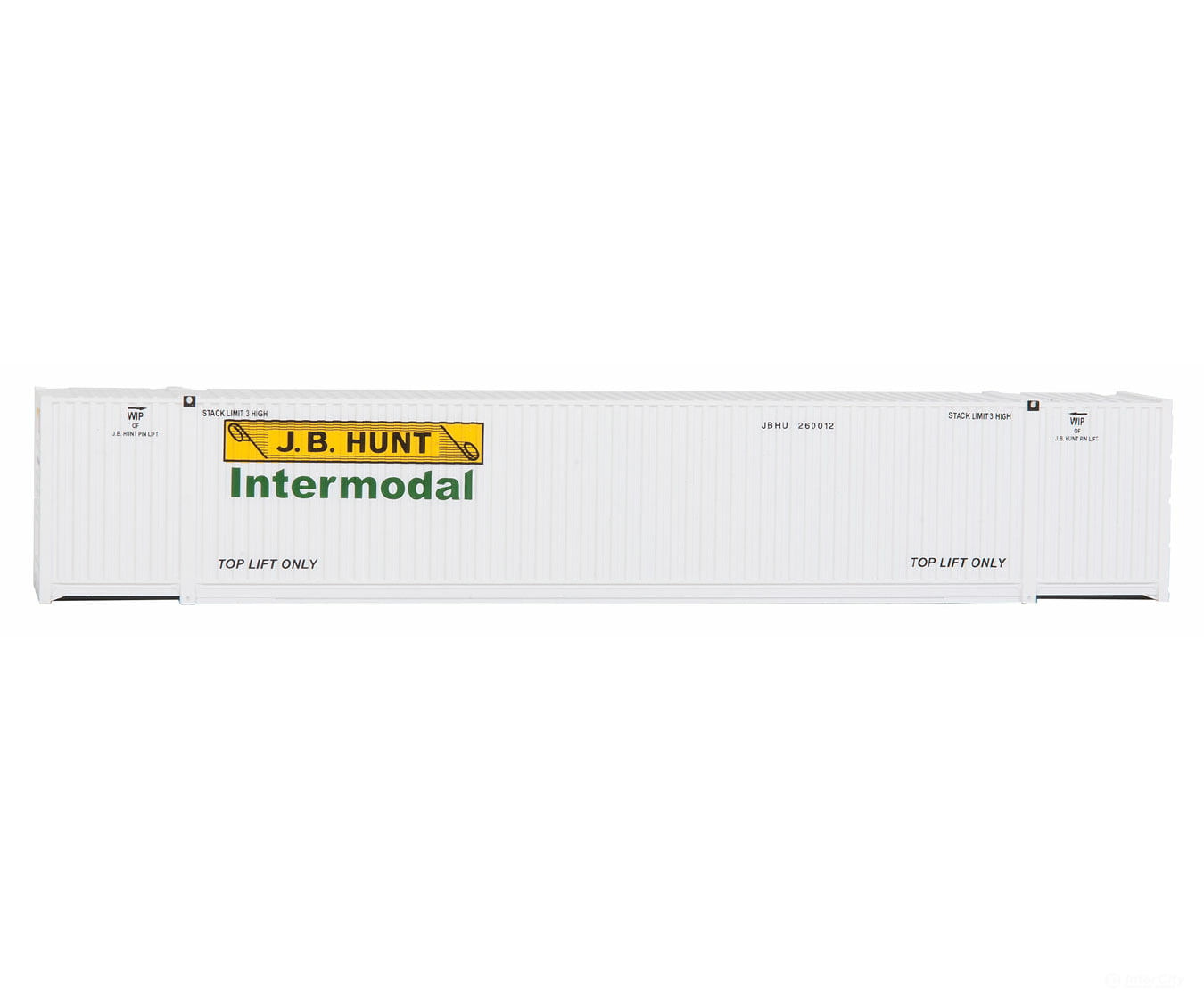 Walthers Scenemaster 8506 53’ Singamas Corrugated Side Container - Ready To Run -- J.b. Hunt