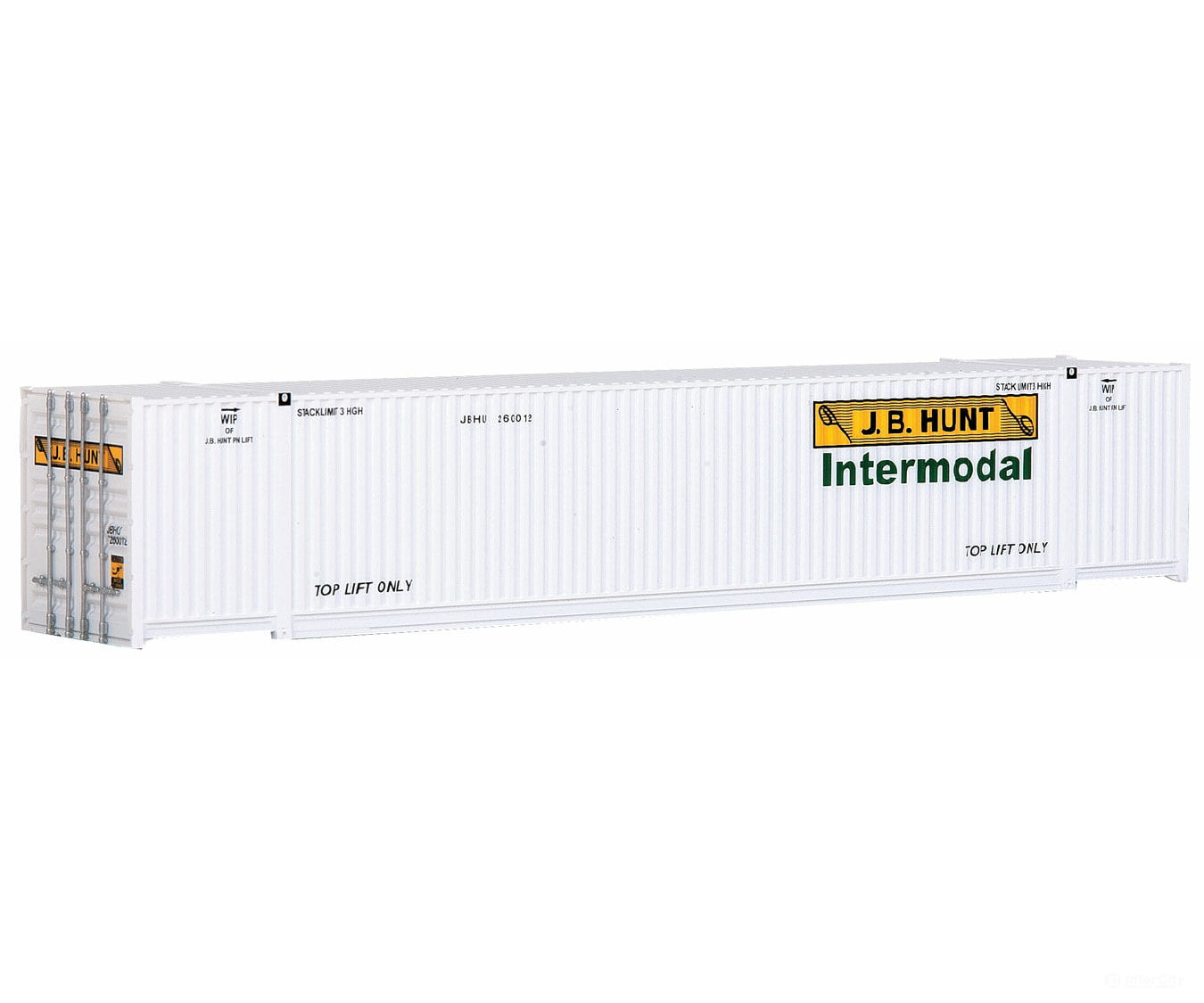 Walthers Scenemaster 8506 53’ Singamas Corrugated Side Container - Ready To Run -- J.b. Hunt