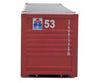 Walthers Scenemaster 8517 53’ Singamas Corrugated-Side Container - Ready To Run -- Sea Star (Blue
