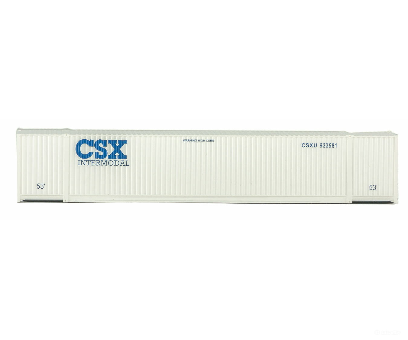 Walthers Scenemaster 8520 53’ Singamas Corrugated-Side Container - Assembled -- Csx