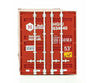 Walthers Scenemaster 8521 53’ Singamas Corrugated-Side Container - Assembled -- Hub Group (Red
