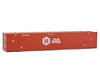 Walthers Scenemaster 8521 53’ Singamas Corrugated-Side Container - Assembled -- Hub Group (Red