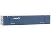 Walthers Scenemaster 8524 53’ Singamas Corrugated-Side Container - Assembled -- Umax (Blue White)