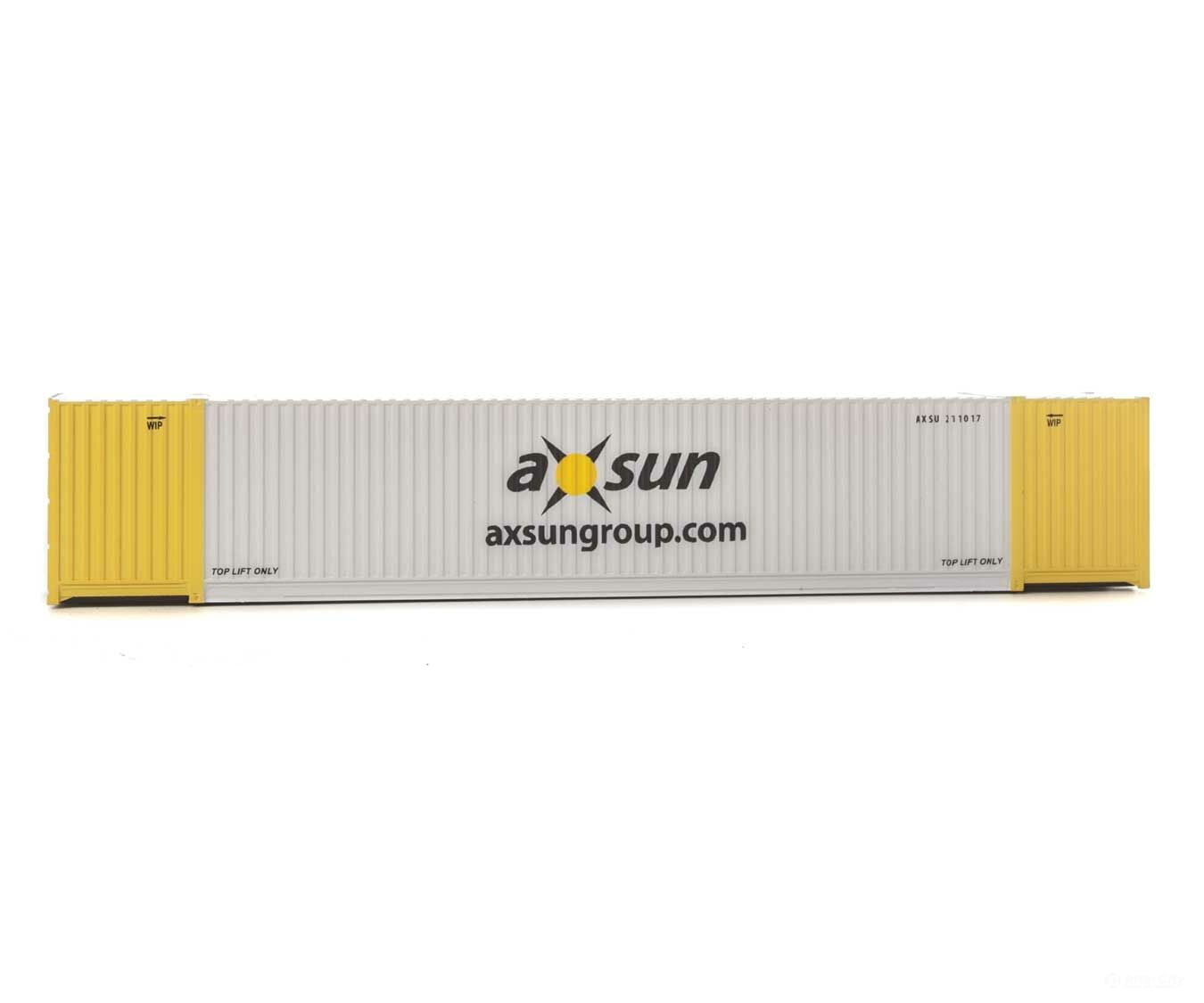 Walthers Scenemaster 8527 53’ Singamas Corrugated-Side Container - Assembled -- Axsun (Gray