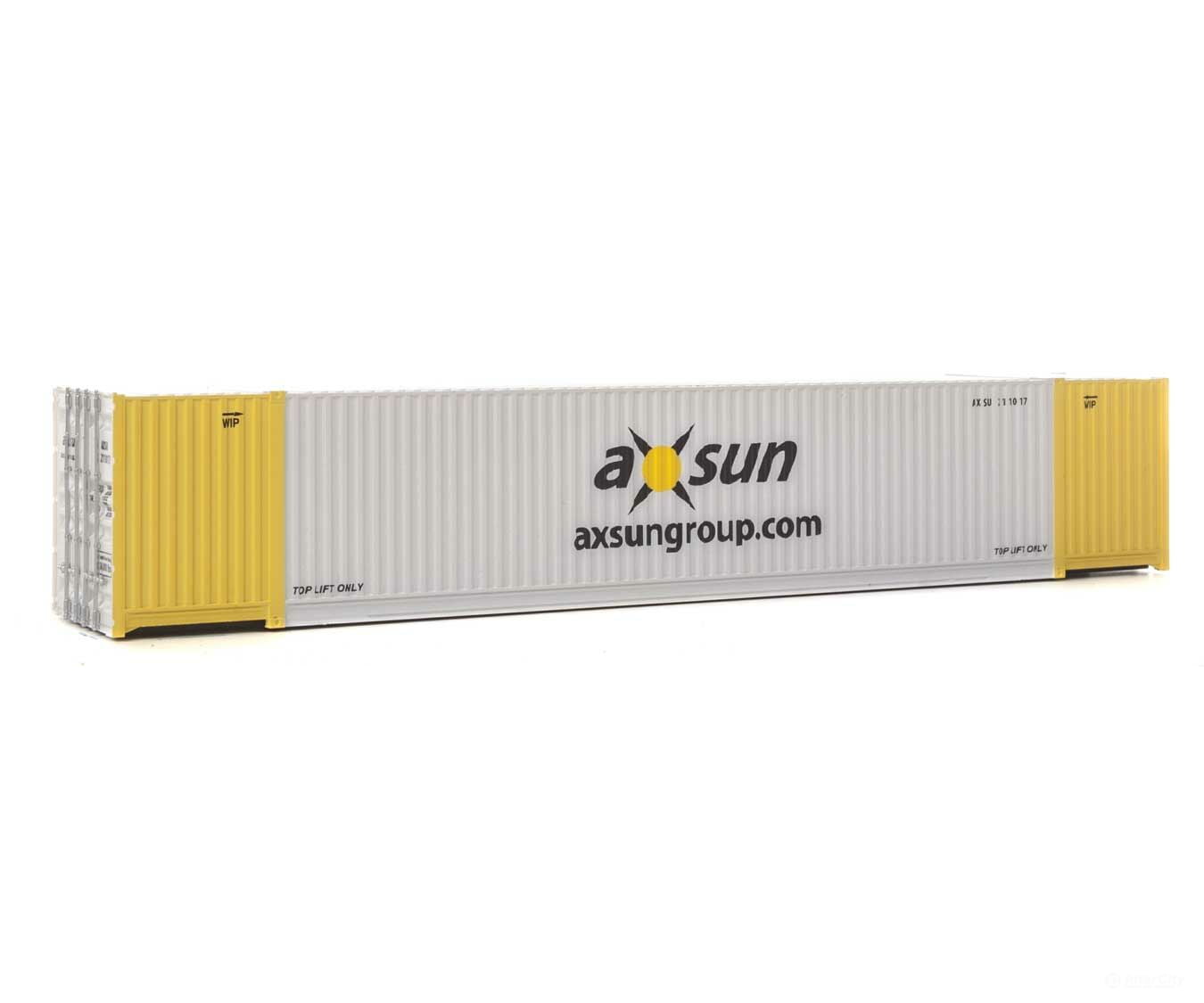 Walthers Scenemaster 8527 53’ Singamas Corrugated-Side Container - Assembled -- Axsun (Gray