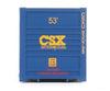 Walthers Scenemaster 8528 53’ Singamas Corrugated-Side Container - Assembled -- Csx Intermodal