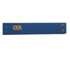 Walthers Scenemaster 8528 53’ Singamas Corrugated-Side Container - Assembled -- Csx Intermodal