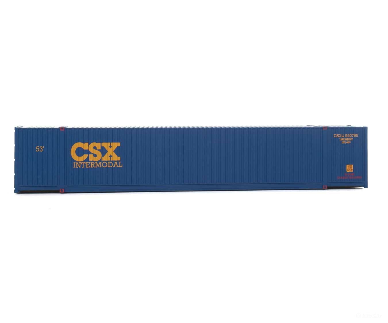 Walthers Scenemaster 8528 53’ Singamas Corrugated-Side Container - Assembled -- Csx Intermodal