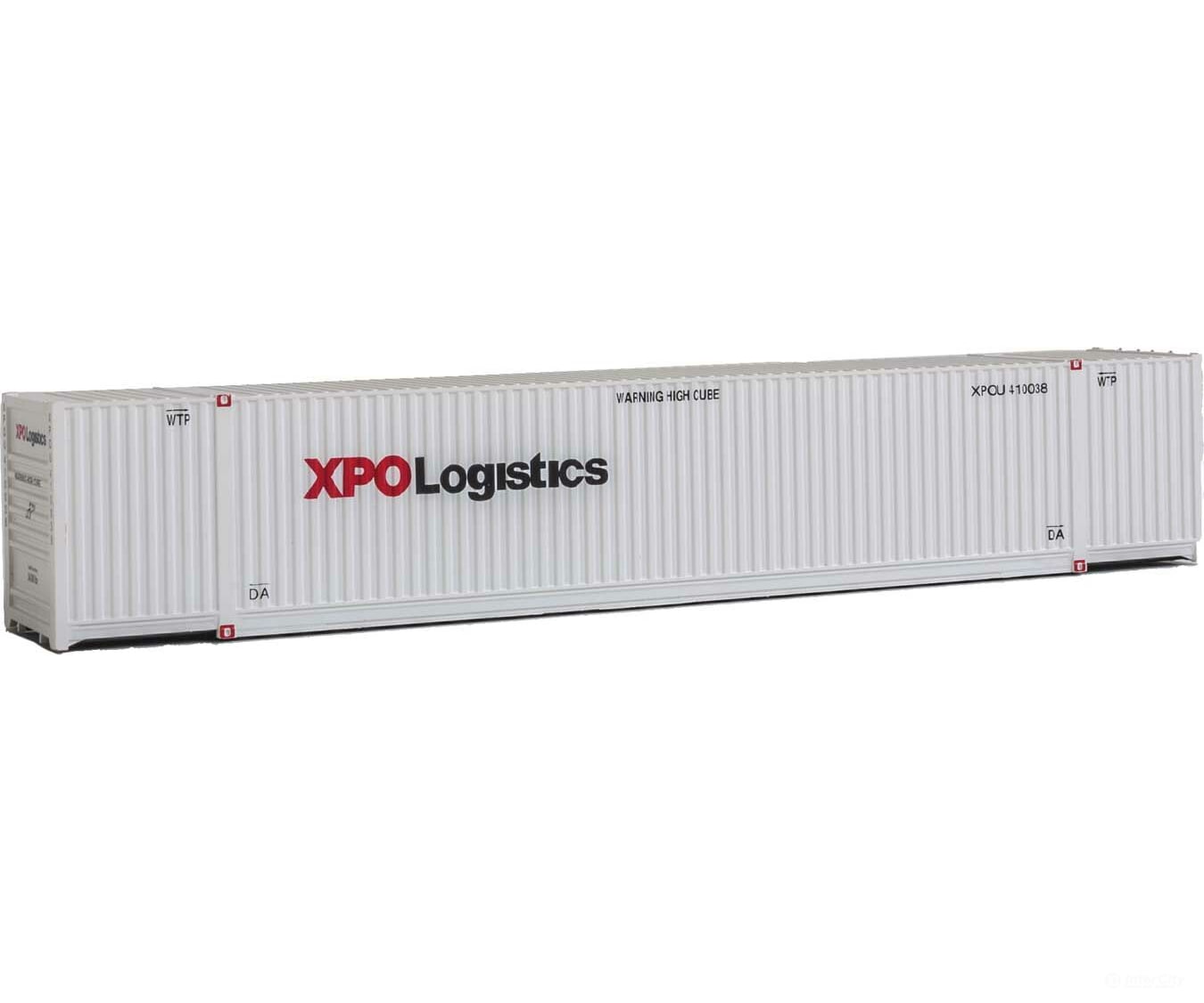 Walthers Scenemaster 8531 53’ Singamas Corrugated-Side Container - Assembled -- Xpo Logistics