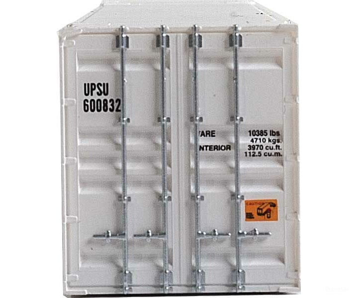 Walthers Scenemaster 8534 53’ Singamas Corrugated-Side Container - Assembled -- United Parcel