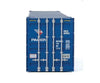 Walthers Scenemaster 8535 53’ Singamas Corrugated-Side Container - Assembled -- Pacer (Blue White