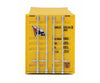 Walthers Scenemaster 8551 45’ Cimc Container - Assembled -- Antillean Line (Yellow Black Blue