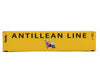 Walthers Scenemaster 8551 45’ Cimc Container - Assembled -- Antillean Line (Yellow Black Blue