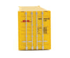 Walthers Scenemaster 8560 45’ Cimc Container - Assembled -- Dhl (Yellow Red) Freight Loads &