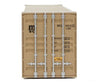 Walthers Scenemaster 8565 45’ Cimc Container - Assembled -- Mediterranean Shipping Co. (Beige