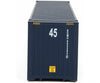 Walthers Scenemaster 8569 45’ Cimc Container - Assembled -- Cma-Cgm (Blue White) Freight Loads &