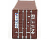 Walthers Scenemaster 8571 45’ Cimc Container - Assembled -- Crowley (Brown White) Freight Loads &