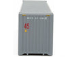 Walthers Scenemaster 8572 45’ Cimc Container - Assembled -- Mitsui Osk (Gray White Red Green