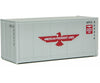 Walthers Scenemaster 8651 20 Smooth-Side Container - Ready To Run -- American President Lines (Gray