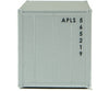 Walthers Scenemaster 8651 20 Smooth-Side Container - Ready To Run -- American President Lines (Gray