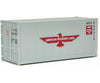 Walthers Scenemaster 8651 20 Smooth-Side Container - Ready To Run -- American President Lines (Gray