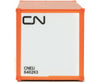 Walthers Scenemaster 8653 20 Smooth-Side Container - Ready To Run -- Canadian National (White Black;