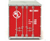 Walthers Scenemaster 8656 20’ Smooth-Side Container - Ready To Run -- Manchester Liners (Red