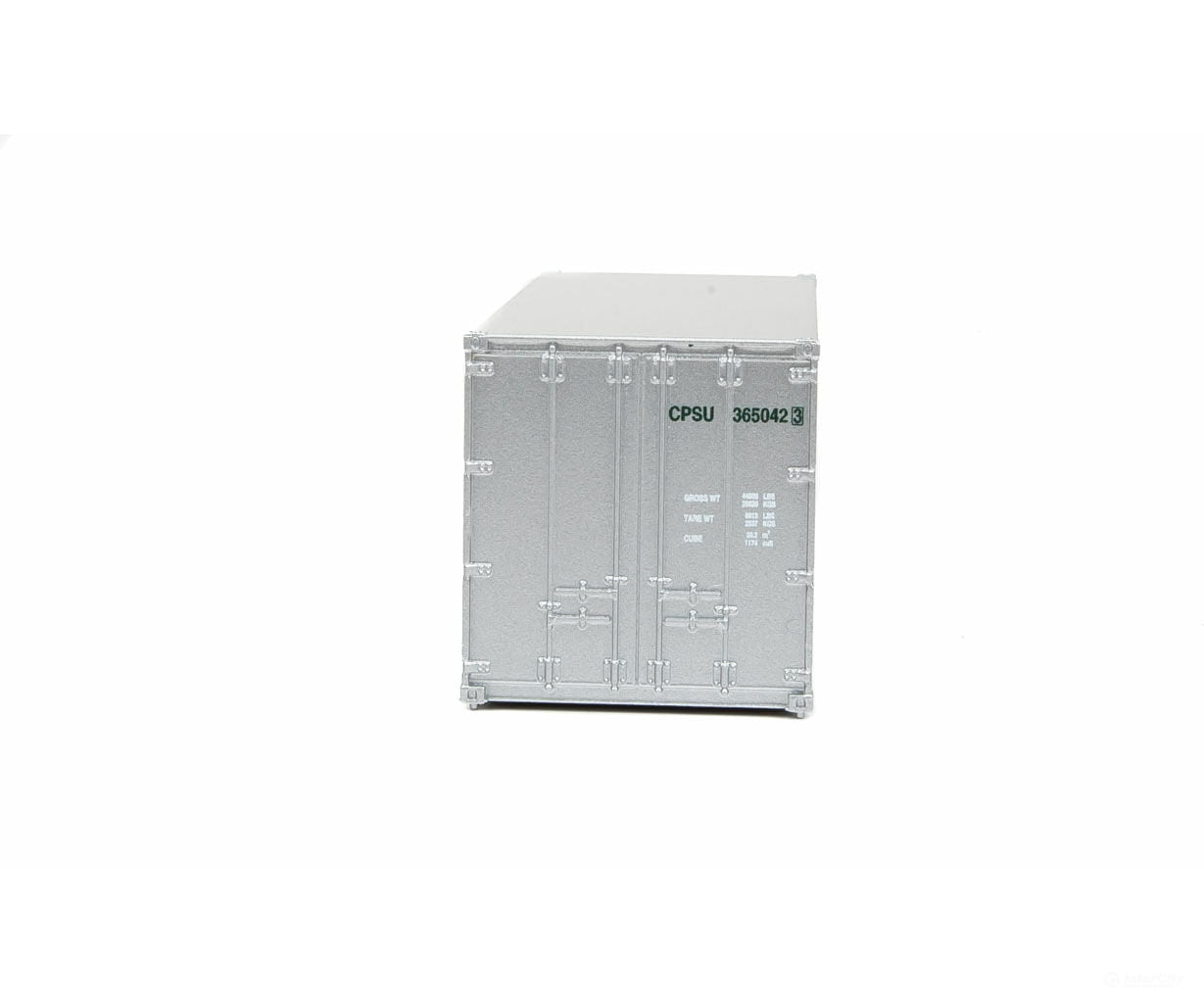 Walthers Scenemaster 8662 20 Smooth-Side Container - Ready To Run -- Cp Ships (White Green) Freight