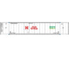 Walthers Scenemaster 8705 53’ Reefer Container - Ready To Run -- Hub Group Freight Loads &