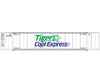 Walthers Scenemaster 8708 53’ Reefer Container - Ready To Run -- Tiger Cool Express Freight Loads