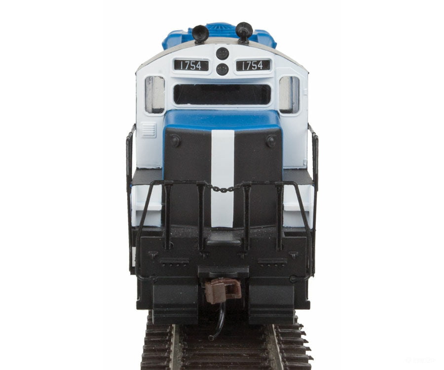 Walthers Trainline 451 Emd Gp9M - Standard Dc -- Boston & Maine #1754 (Blue Black White) Locomotives