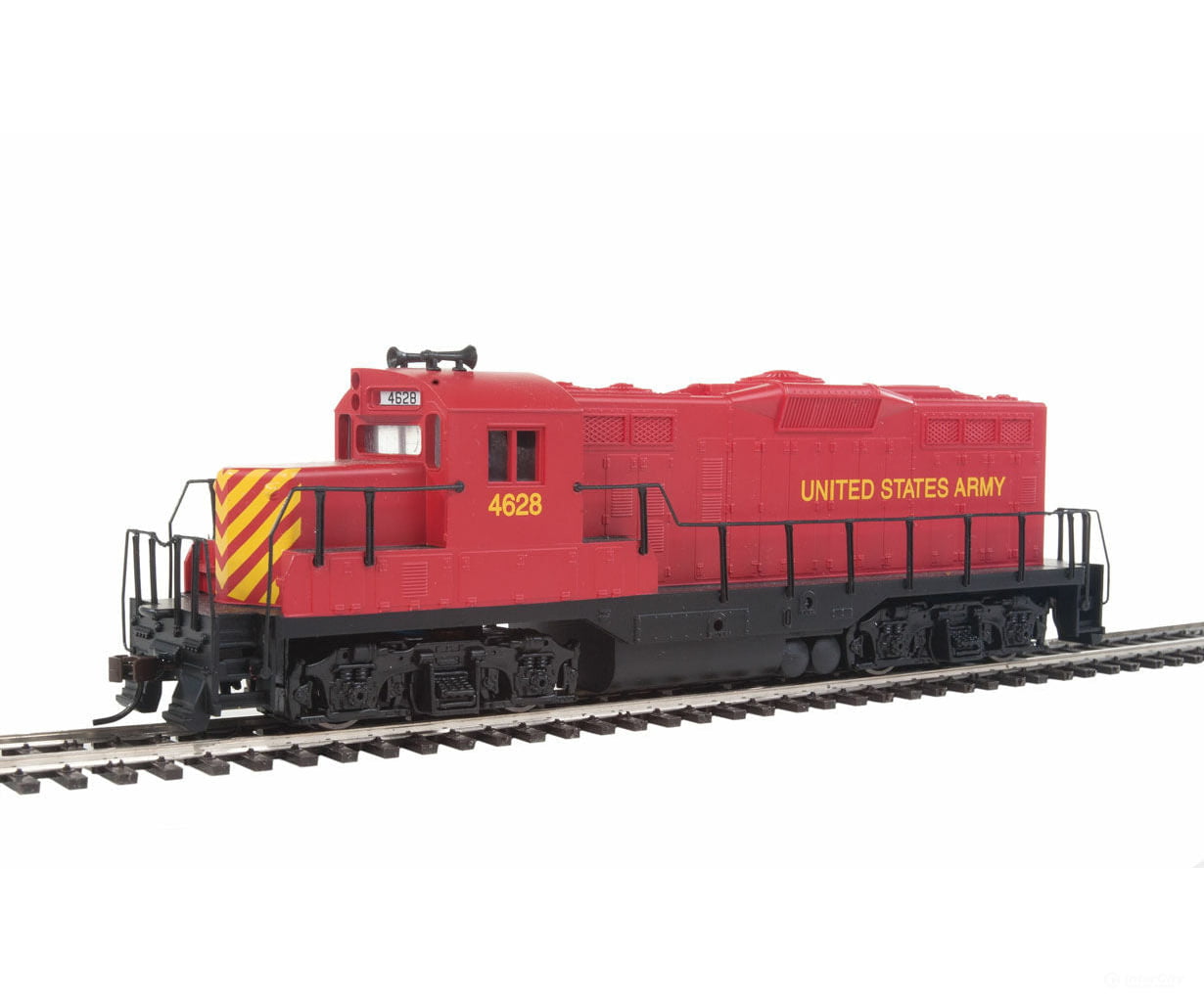 Walthers Trainline 458 Emd Gp9M - Standard Dc -- United States Army #4628 Locomotives