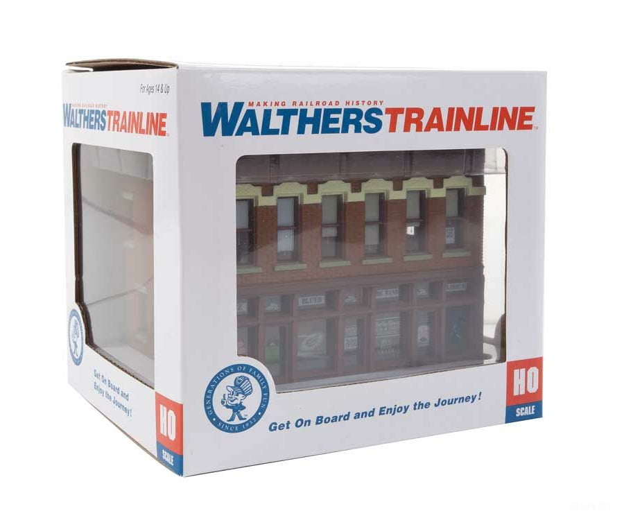 Walthers Trainline 806 Gemini Building -- Assembled - 4-1/4 X 3-5/8 3-3/8’ 10.7 9.2 8.5Cm Structures