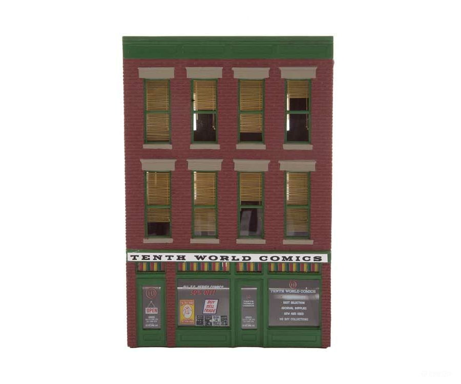 Walthers Trainline 807 10Th World Comics -- Assembled - 3 X 4 4-3/8’ 7.6 10.1 11.1Cm Structures