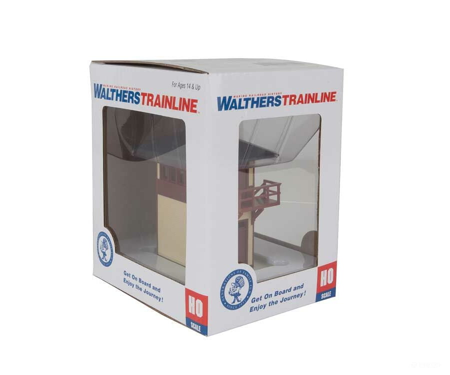 Walthers Trainline 810 Trackside Signal Tower -- Assembled - 2-7/8 X 2-3/16 3-1/4’ 7.3 5.5 8.2Cm