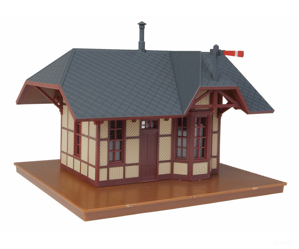 Walthers Trainline 811 Victoria Springs Station -- Assembled - 4-1/2 X 3-3/4 3-1/2 11.4 9.5 7.9Cm